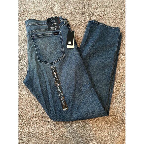 Quiksilver Men’s Jeans Revolver Straight Fit Size 36x32 New - Picture 14 of 14